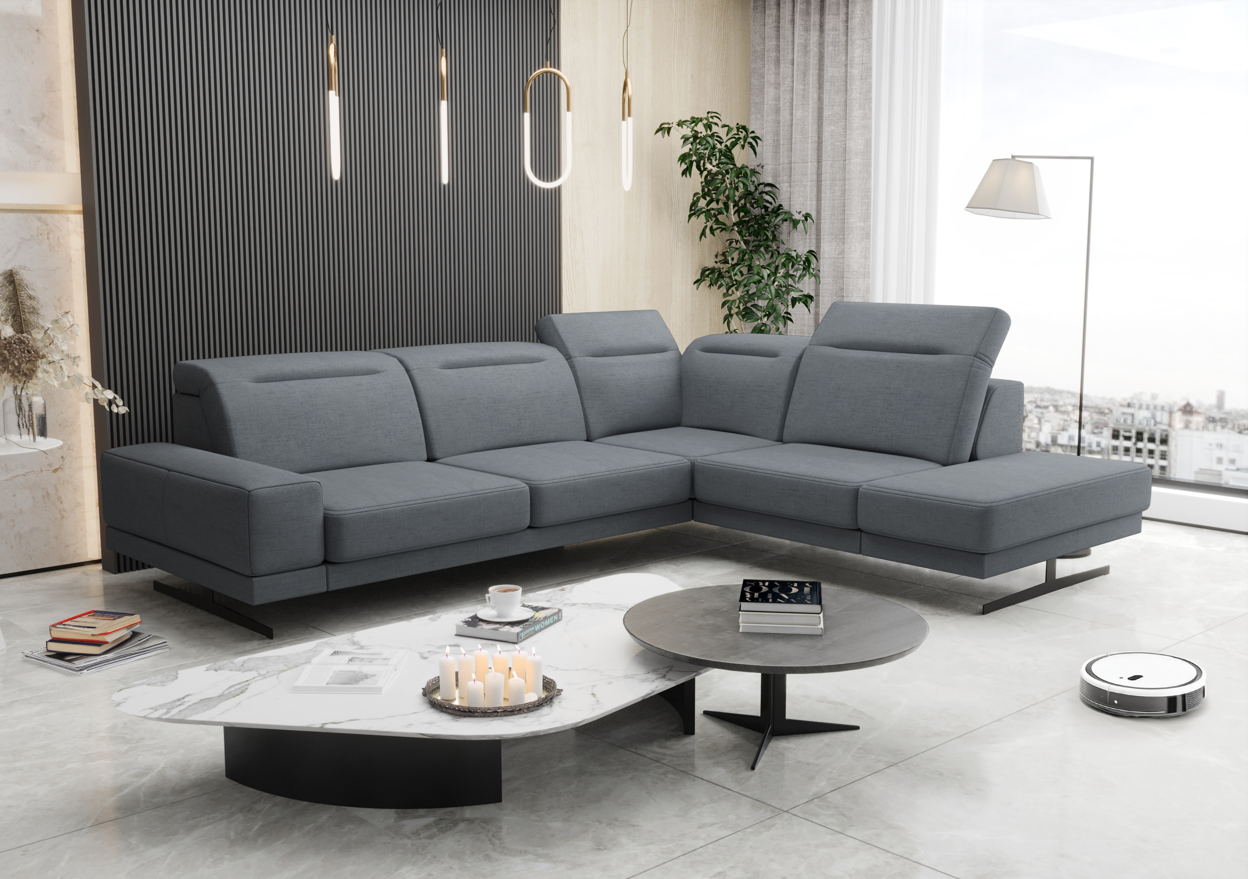 Fiore Ecksofa moly 74